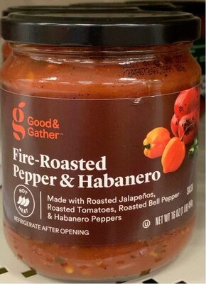 Hot Fire-Roasted Pepper & Habanero Salsa, Hot Fire-Roasted Pepper & Habanero