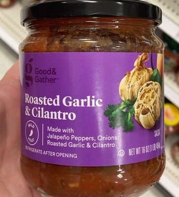 Mild Roasted Garlic & Cilantro Salsa, Mild Roasted Garlic & Cilantro