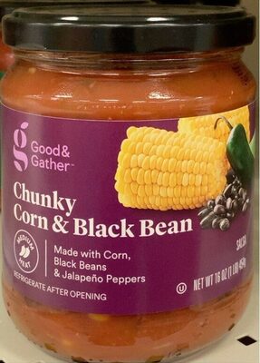 Medium Chunky Corn & Black Bean Salsa, Medium Chunky Corn & Black Bean