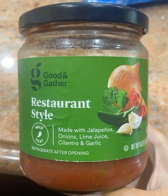 Mild Restaurant-Style Salsa, Mild Restaurant-Style