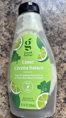 Lime Crema Sauce, Lime Crema