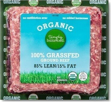 85% Lean/15% Fat 100% Grassfed Ground Beef