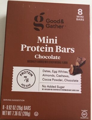 Chocolate Mini Protein Bars, Chocolate
