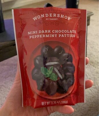 Dark Chocolate Peppermint Mini Patties, Dark Chocolate Peppermint