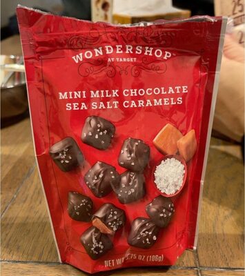 Milk Chocolate Sea Salt Mini Caramels, Milk Chocolate Sea Salt