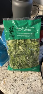 Green Leaf Shredded Lettuce, Green Leaf