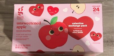 Unsweetened Apple Sauce Pouches, Unsweetened Apple