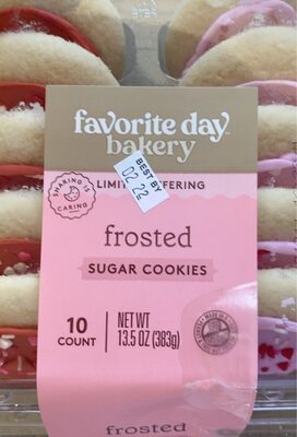 Frosted Sugar Cookies, Frosted Sugar