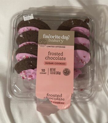 Frosted Chocolate Sugar Cookies, Frosted Chocolate Sugar