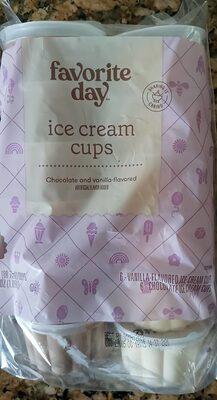 Chocolate And Vanilla Ice Cream Cups, Chocolate And Vanilla