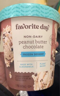 Peanut Butter Chocolate Non-Dairy Frozen Dessert With A Peanut Butter Swirl And Peanut Butter Truffles, Peanut Butter Chocolate