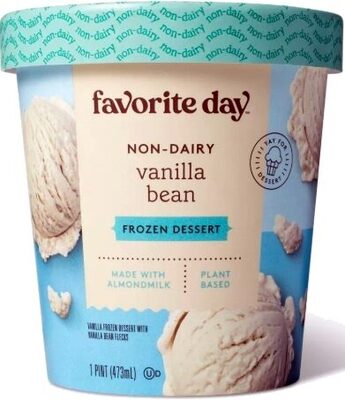 Vanilla Bean Non-Dairy Vanilla Frozen Dessert With Vanilla Bean Flecks, Vanilla Bean