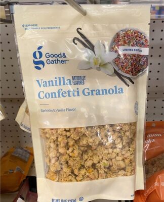 Vanilla Flavored Confetti Granola, Vanilla