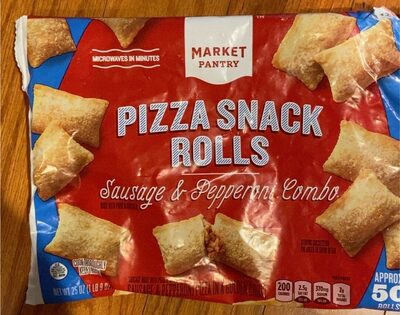 Sausage & Pepperoni Combo Sausage & Pepperoni Pizza In A Golden Crust Pizza Snack Rolls, Sausage & Pepperoni Combo
