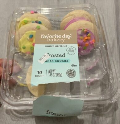 Frosted Sugar Cookies, Frosted Sugar