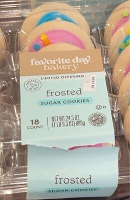 Frosted Sugar Cookies, Frosted Sugar