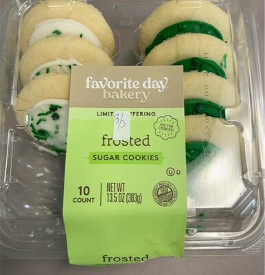 Frosted Sugar Cookies, Frosted Sugar