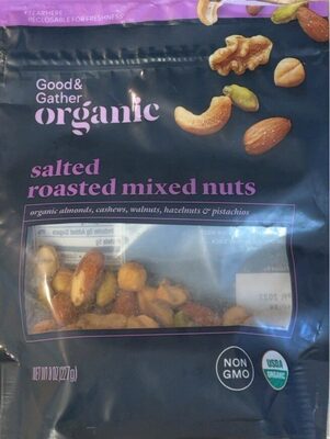 Salted Roasted Almonds, Cashews, Walnuts, Hazelnuts & Pistachios Mixed Nuts, Salted Roasted