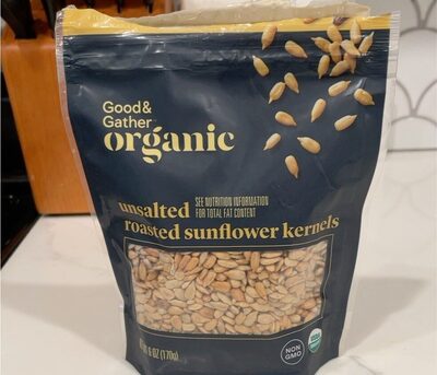 Unsalted Roasted Sunflower Kernels, Unsalted Roasted