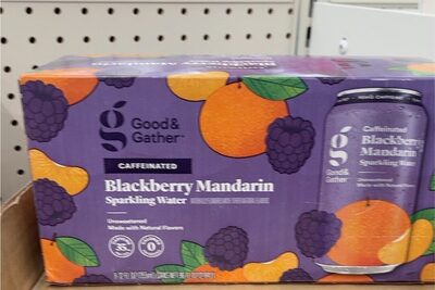 Blackberry Mandarin Caffeinated Sparkling Water, Blackberry Mandarin