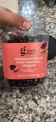 Himalayan Salted Dark Chocolate Almonds, Himalayan Salted Dark Chocolate