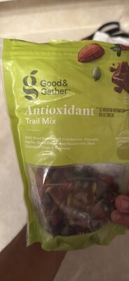 Antioxidant Trail Mix With Dried Sweetened Cranberries, Almonds, Pepitas, Dried Sweetened Blueberries, Dark Chocolate Chips & Cashews, Antioxidant