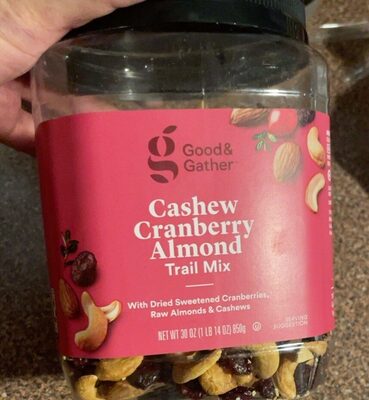 Cashew Cranberry Almond Trail Mix, Cashew Cranberry Almond