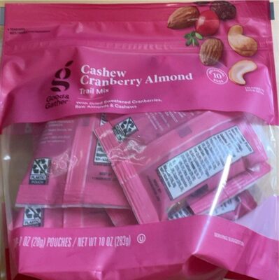 Cashew Cranberry Almond Trail Mix, Cashew Cranberry Almond