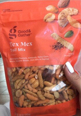 Tex Mex Trail Mix With Spicy Peanuts, Almonds, Salsa Corn Sticks, Sesame Sticks, Chili Bits & Pepitas, Tex Mex