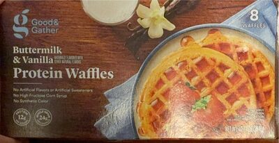 Buttermilk & Vanilla Protein Waffles, Buttermilk & Vanilla