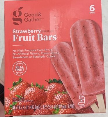 Strawberry Fruit Bars, Strawberry