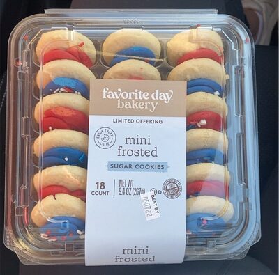 Frosted Sugar Mini Cookies, Frosted Sugar