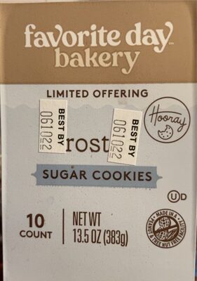 Frosted Sugar Cookies, Frosted Sugar