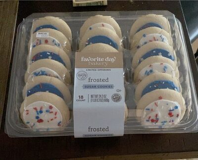 Frosted Sugar Cookies, Frosted Sugar