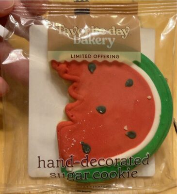 Sugar Hand-Decorated Cookie, Sugar