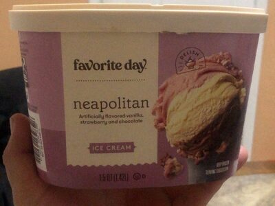 Neapolitan Vanilla, Strawberry And Chocolate Ice Cream, Neapolitan