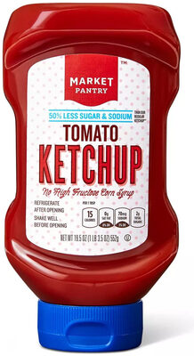 Tomato 50% Less Sugar & Sodium Ketchup, Tomato