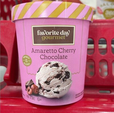 Amaretto Cherry Chocolate Black Cherry-Flavored Ice Cream With Black Cherries And Chocolaty Chunks, Amaretto Cherry Chocolate