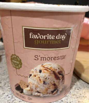S'Mores Toasted Marshmallow-Flavored Ice Cream With Caramelized Sugar Swirl, Graham Pieces And Chocolaty Chunks, S'Mores