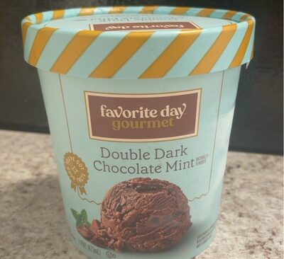 Double Dark Chocolate Mint Ice Cream With Fudge Swirls And Chocolaty Mint-Flavored Flakes, Double Dark Chocolate Mint
