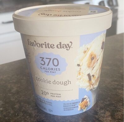 Cookie Dough Vanilla Reduced Fat Ice Cream With Cookie Dough And Chocolaty Pieces, Cookie Dough