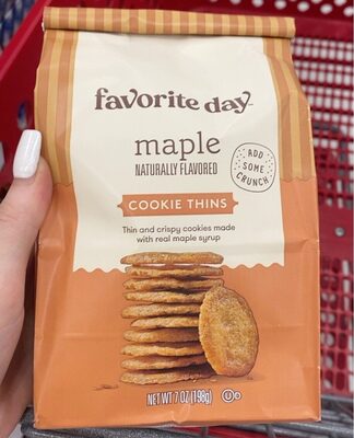 Maple Cookie Thins, Maple