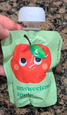 Unsweetened Apple Fruit Puree Pouches, Unsweetened Apple