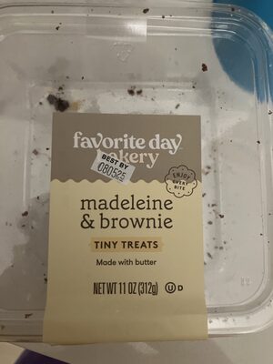 Madeleine & Brownie Tiny Treats, Madeleine & Brownie