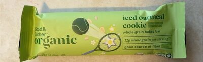 Iced Oatmeal Cookie Whole Grain Baked Bars, Iced Oatmeal Cookie