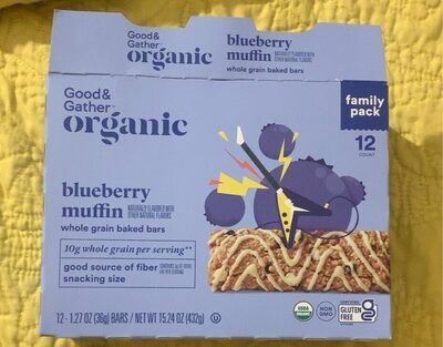 Blueberry Muffin Whole Grain Baked Bars, Blueberry Muffin