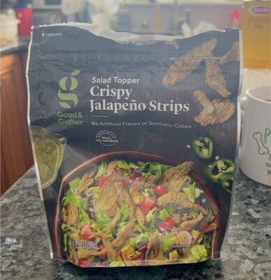 Crispy Jalapeno Strips Salad Topper, Crispy Jalapeno Strips