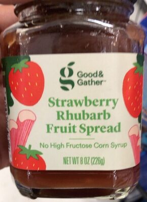 Strawberry Rhubarb Fruit Spread, Strawberry Rhubarb