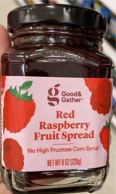 Red Raspberry Fruit Spread, Red Raspberry