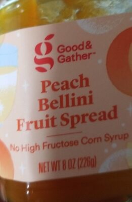 Peach Bellini Fruit Spread, Peach Bellini